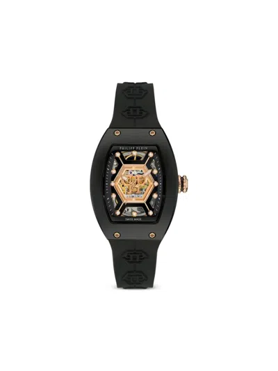 Philipp Plein Cypto Queen Noire Galaxy 44mm In Gold