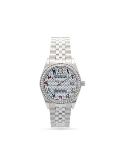 Philipp Plein Date Superlative 34mm In Silver