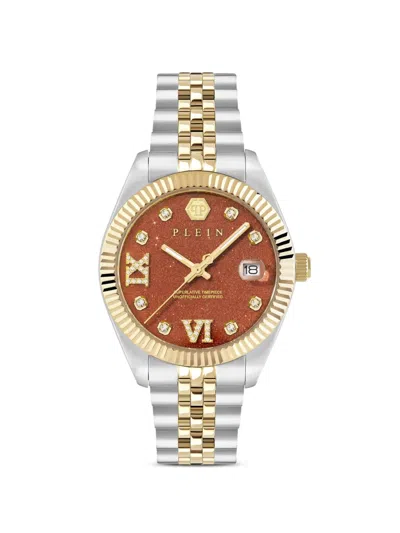 Philipp Plein Date Superlative 34mm Watch In Multi