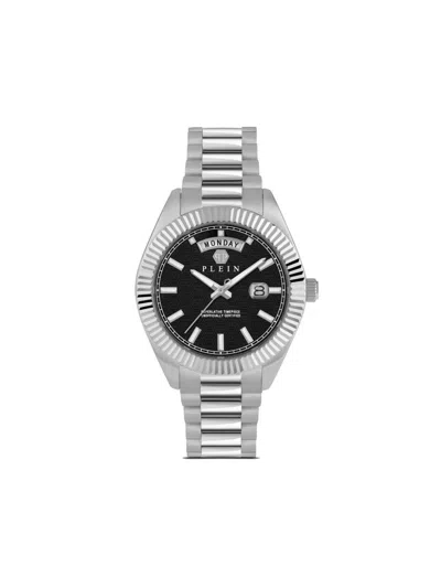 Philipp Plein The Hexagon Phantom Silicone Watch In Metallic