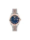 Philipp Plein Date Superlative Crystal Watch In Blue