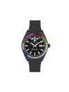 Philipp Plein Date Superlative Crystal Watch In Black