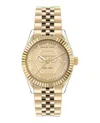 Philipp Plein Date Superlative Bracelet Watch Woman Wrist Watch Gold Size Onesize Stainless Steel In Gold