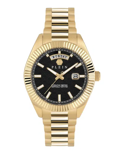 PHILIPP PLEIN DATE SUPERLATIVE BRACELET WATCH