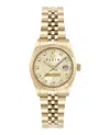 Philipp Plein Date Superlative Crystal Watch In Gold