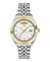 Philipp Plein Date Superlative Crystal Watch In Metallic