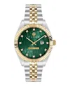 Philipp Plein Date Superlative Crystal Watch In Silver