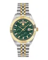 Philipp Plein Date Superlative Crystal Watch In Metallic