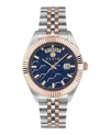 Philipp Plein Date Superlative Crystal Watch In Metallic