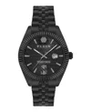 Philipp Plein Date Superlative Crystal Watch In Black