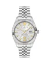 Philipp Plein Date Superlative Crystal Watch In Silver