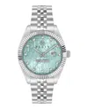 Philipp Plein Date Superlative Crystal Watch In Multi