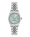 Philipp Plein Date Superlative Crystal Watch In Multi