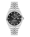 Philipp Plein Date Superlative Crystal Watch In Multi