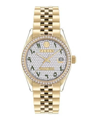 Philipp Plein Date Superlative Crystal Watch In Multi