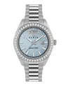 Philipp Plein Date Superlative Crystal Watch In Multi