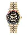 Philipp Plein Date Superlative Crystal Watch In Multi