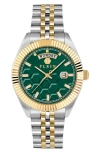 Philipp Plein Date Superlative Two-tone Bracelet Watch, 42mm
