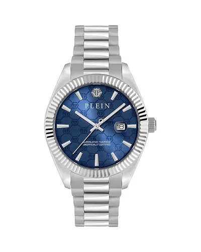 Philipp Plein Date Superlative Watch, 40mm In Blue