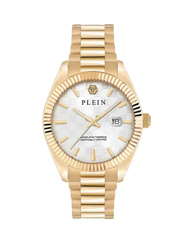 Philipp Plein Date Superlative Watch, 40mm In Gold