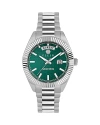 Philipp Plein Date Superlative Bracelet Watch In Green/silver