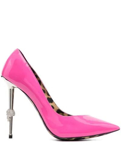 Philipp Plein Decollete Pumps 120mm In Pink
