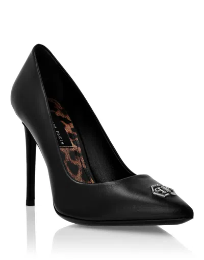 Philipp Plein Decollete Hi-heels In Black