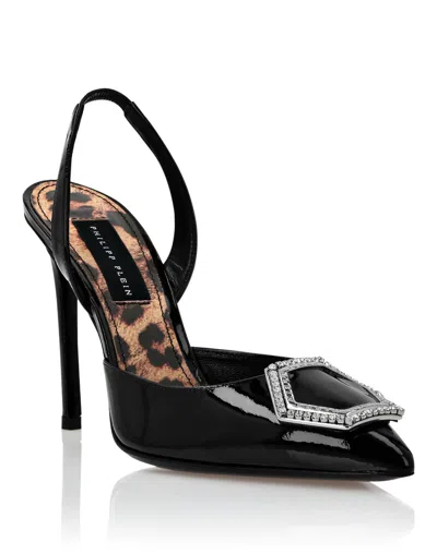 Philipp Plein Decollete Hi-heels In Black