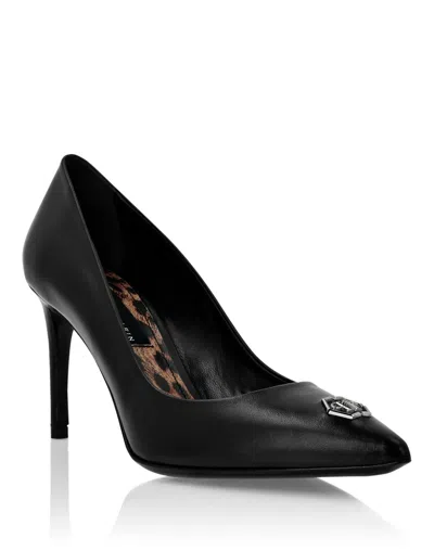 Philipp Plein Decollete Mid Heels In Black