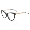 Philipp Plein Demo Cat Eye Ladies Eyeglasses Vpp037s 0700
