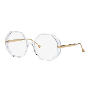 Philipp Plein Demo Geometric Ladies Eyeglasses Vpp053s 0880 56