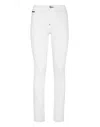 Philipp Plein Logo-plaque Skinny-cut Jeans In White