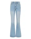 Philipp Plein Denim Trousers Flare Fit Insert New Baroque In Blue