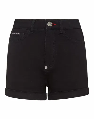 PHILIPP PLEIN DENIM HOT PANTS