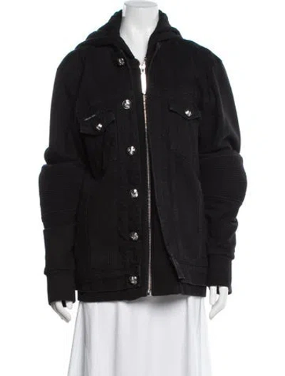 Pre-owned Philipp Plein Denim Jacket In Black