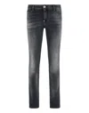 Philipp Plein Denim Jeggings In Multi