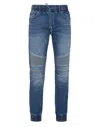 Philipp Plein Denim Jogging Trousers Basic In Blue