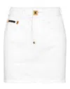 Philipp Plein Denim Mini Skirt In Multi