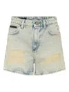 Philipp Plein Denim Shorts