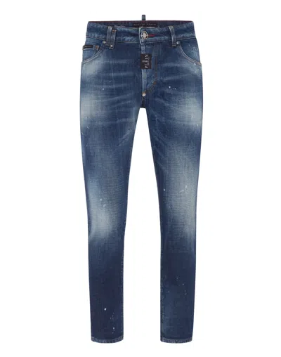 Philipp Plein Denim Skinny Fit Trousers