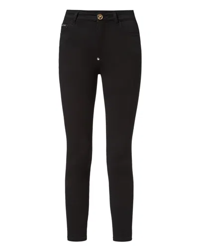 Philipp Plein Mid-rise Skinny Jeans In Black