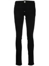 Philipp Plein Denim Slim-cut Jeggings In Black