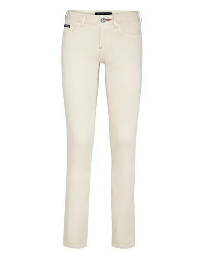 Philipp Plein Denim Slim Fit Jeggings Iconic Plein In Multi