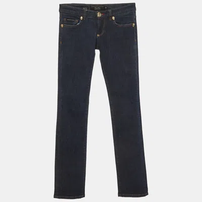 Pre-owned Philipp Plein Denim Straight Fit Jeans S/ Waist 29" In Blue