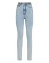 Philipp Plein Denim Super High Waist Jegging  Tm In Multi
