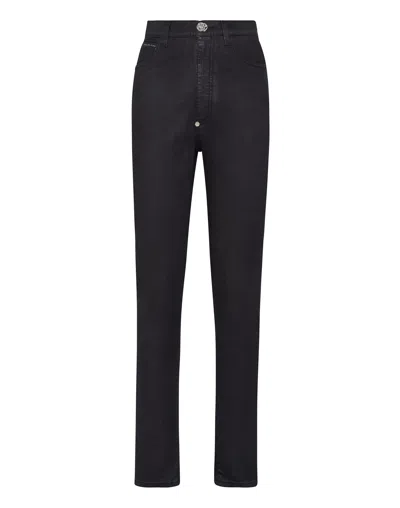 PHILIPP PLEIN DENIM SUPER HIGH WAIST JEGGINGS