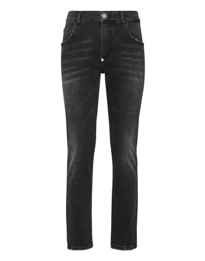 Philipp Plein Denim Trousers Ex Boyfriend Fit In Multi