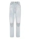 Philipp Plein Heart-patch Straight Jeans In Multi
