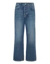 PHILIPP PLEIN DENIM TROUSERS LOOSE FIT ICONIC PLEIN