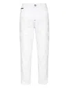 PHILIPP PLEIN DENIM TROUSERS MOM FIT HEART